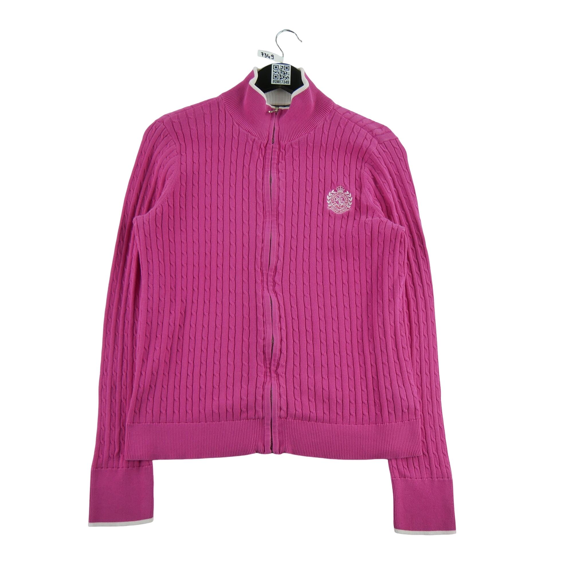 Ralph Lauren - Reconditionné - Pull Femme Full Zip Rose - Excellent - Sweat-shirt - Rose - Decathlon
