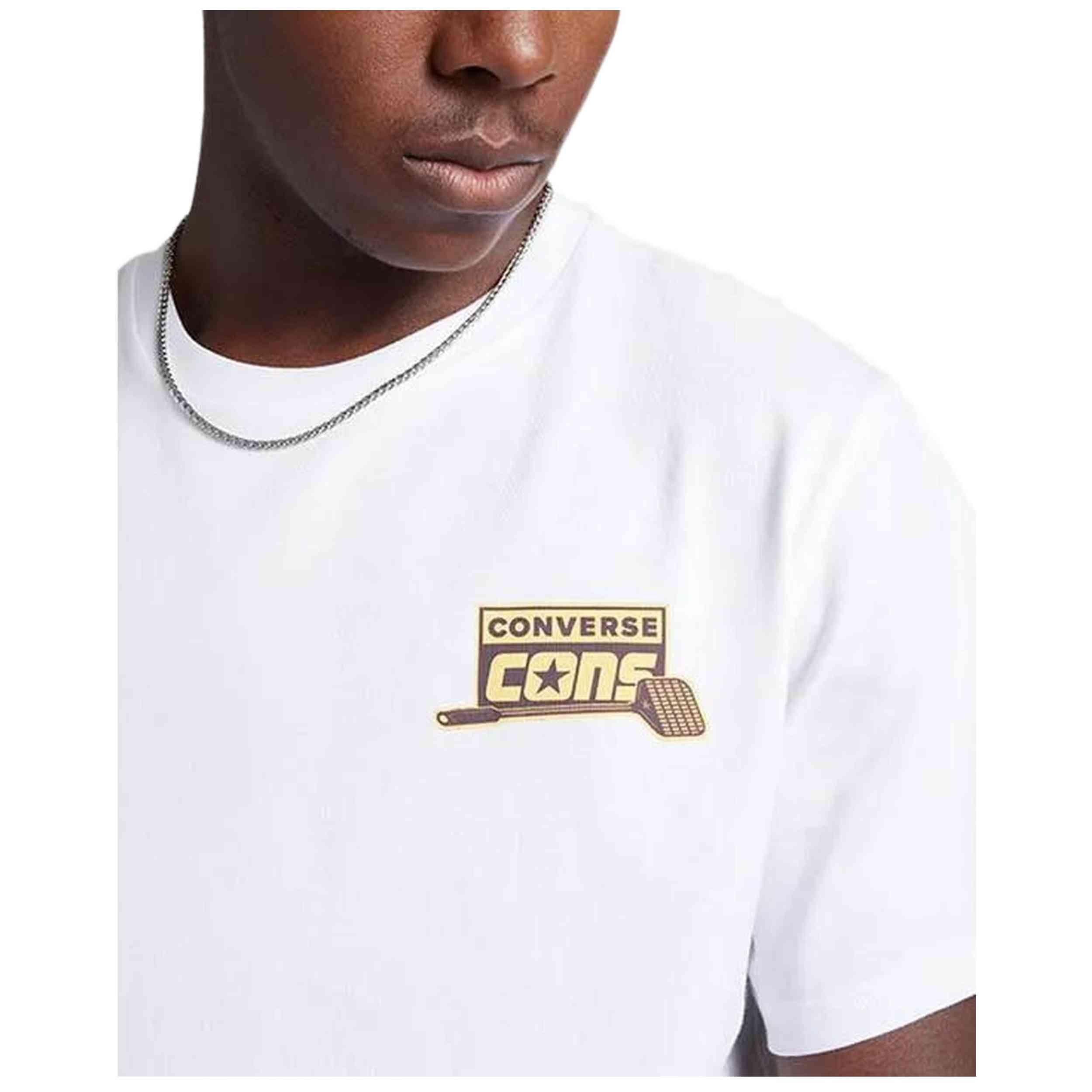 Maglia a maniche corte Converse modello 10027351-A02 per uomini 2/3