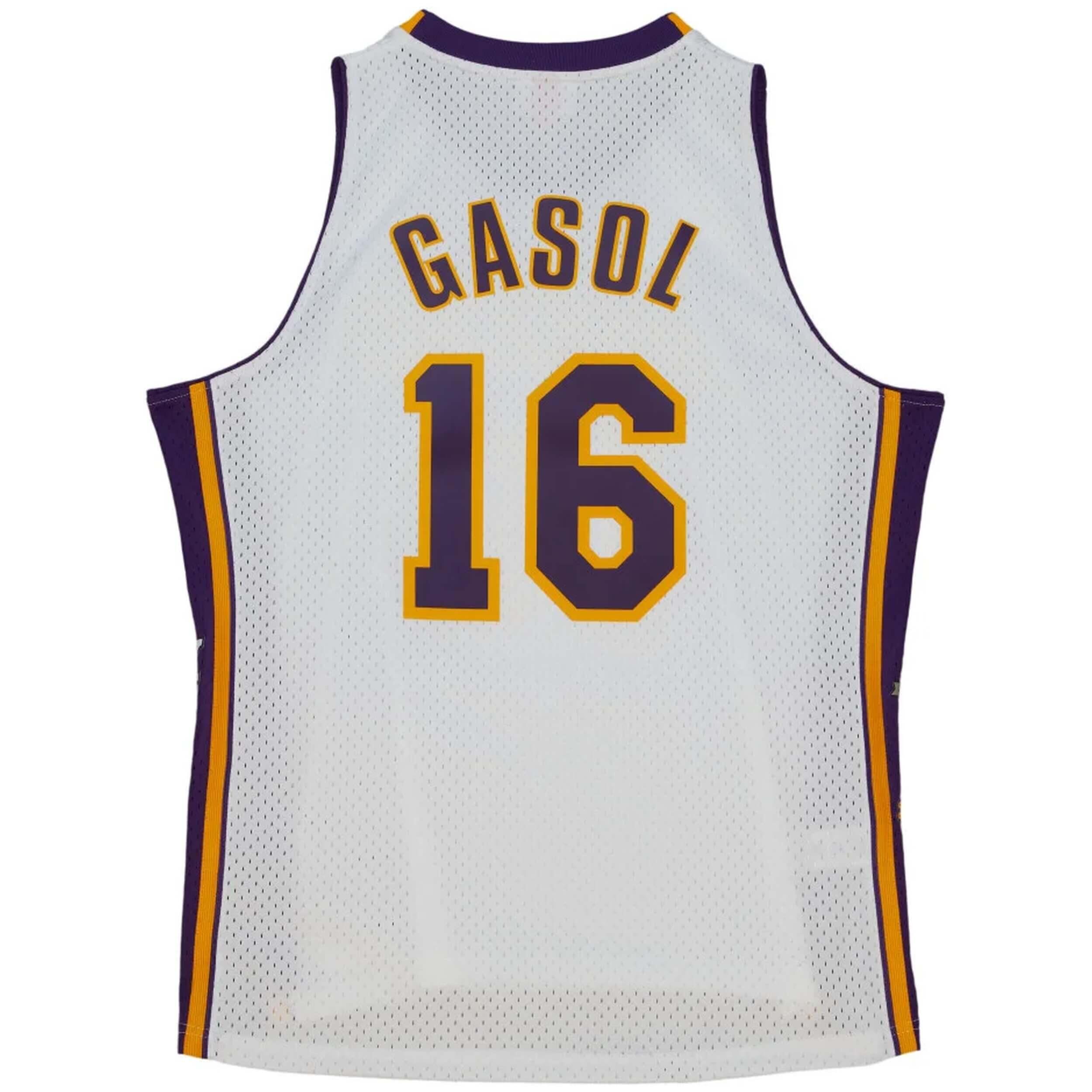 Maillot de basket Mitchell & ness modèle SMJY6864-LALYYPGAWHIT pour homme 2/5