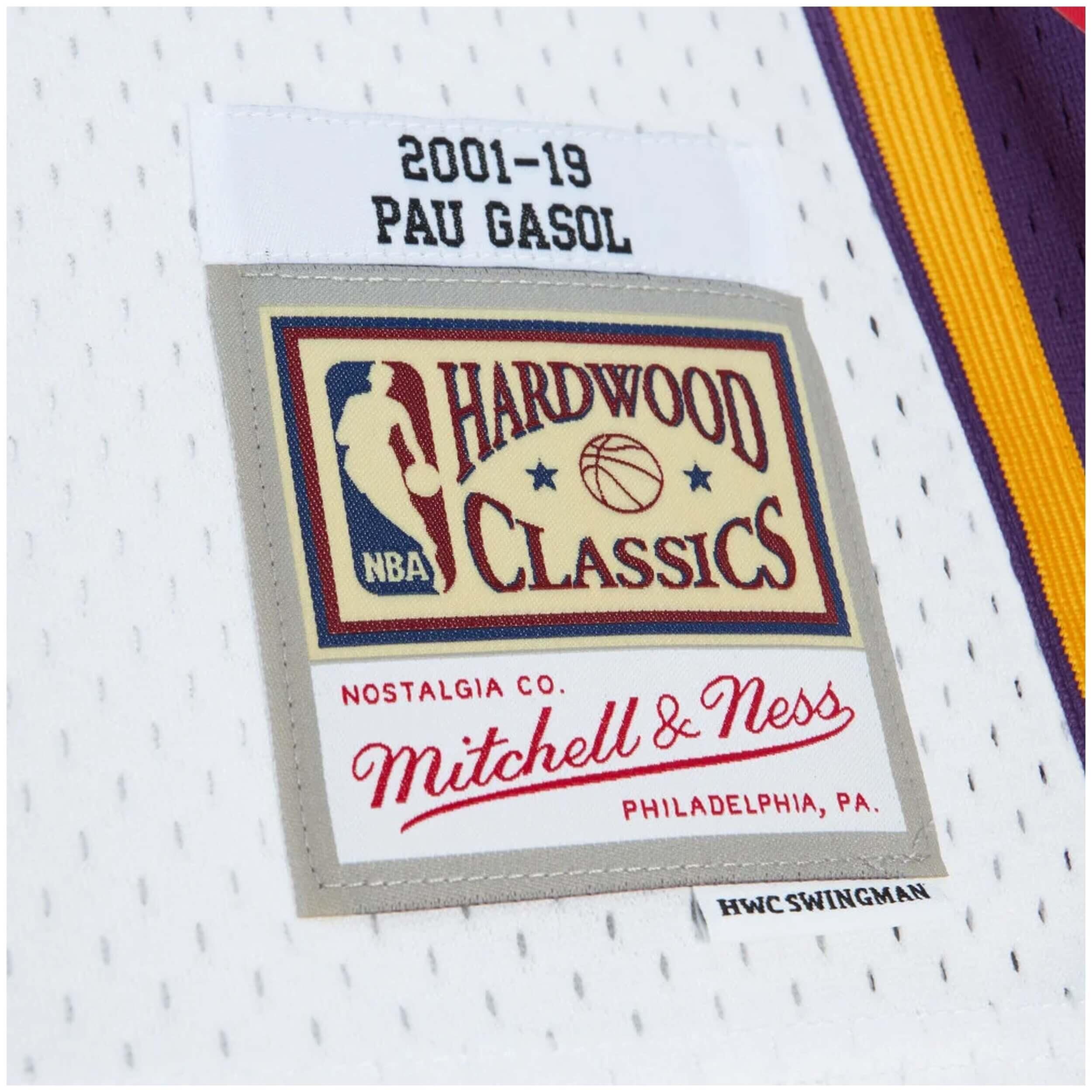 Maillot de basket Mitchell & ness modèle SMJY6864-LALYYPGAWHIT pour homme 4/5