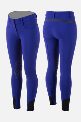 Animo rijbroek nifosa knie grip dames blauw -