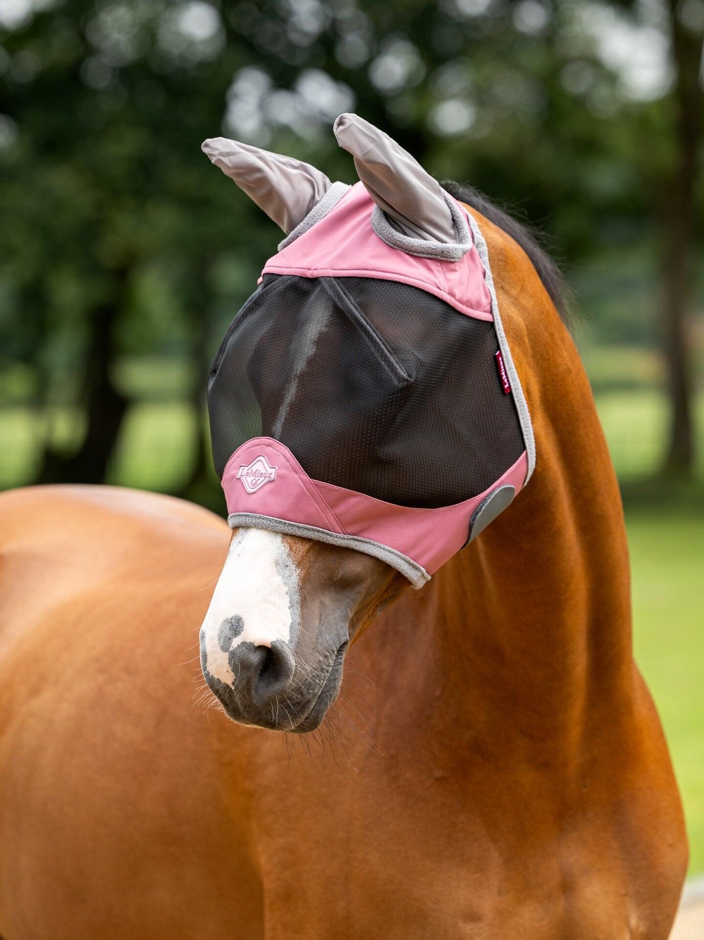 Masque anti-mouches pour cheval LeMieux Visor-Tek Half 3/4