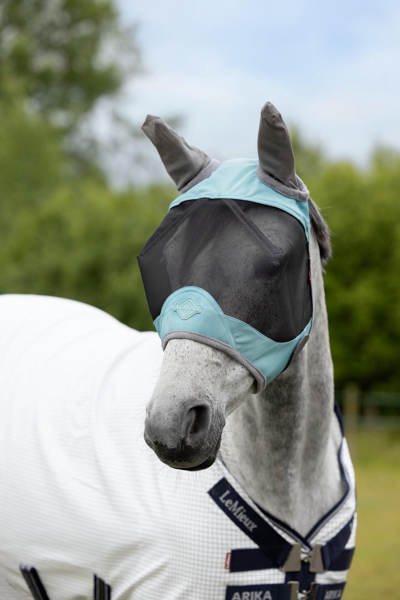 Masque anti-mouches pour cheval LeMieux Visor-Tek Half 4/4