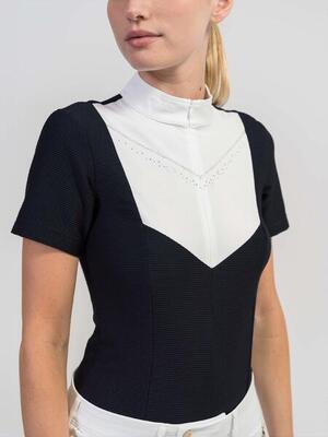 Samshield scarlett short sleeves women shirt texturized zwart -