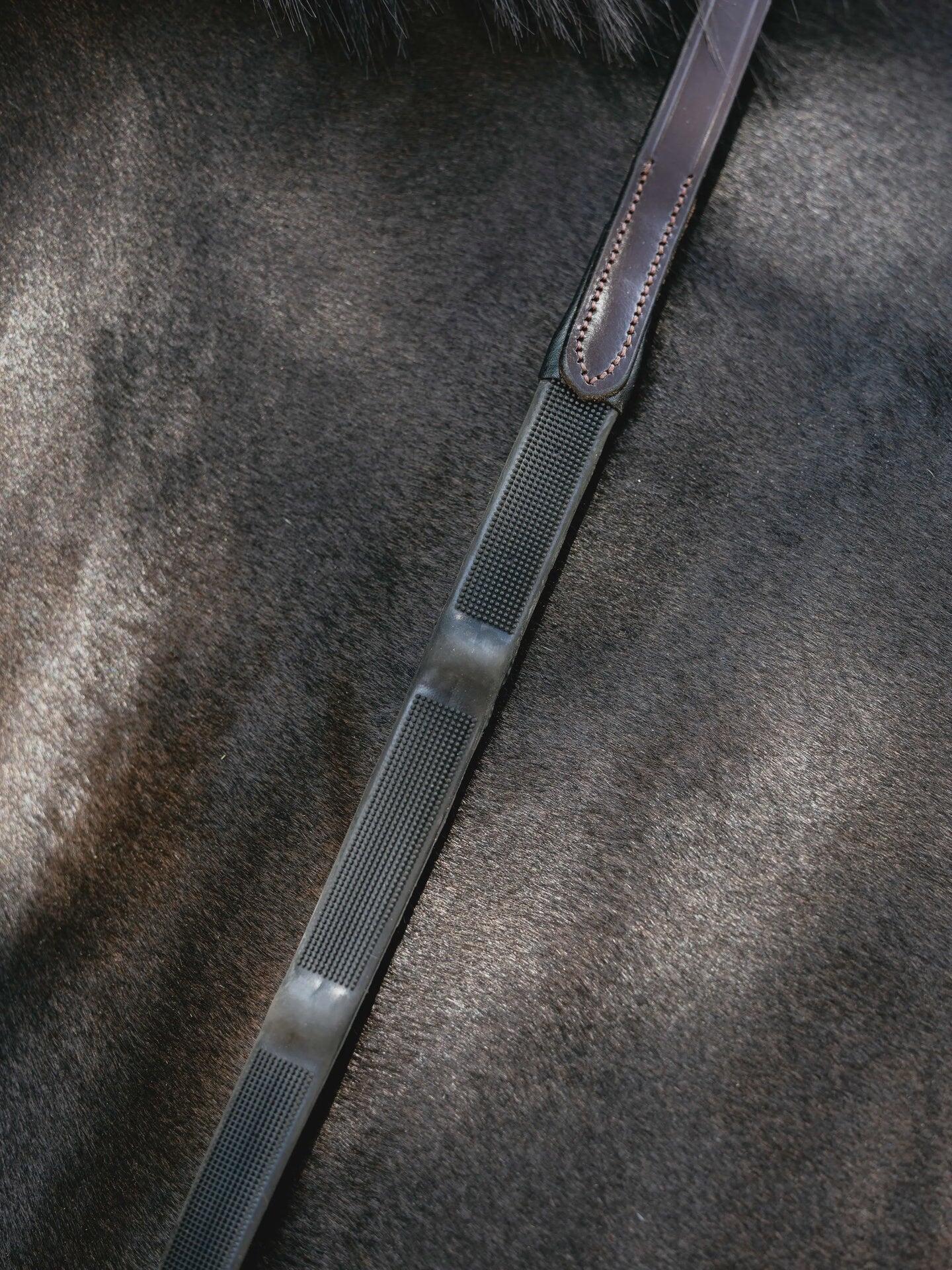 Rubberen paardenteugels LeMieux Ergo Grip 3/4