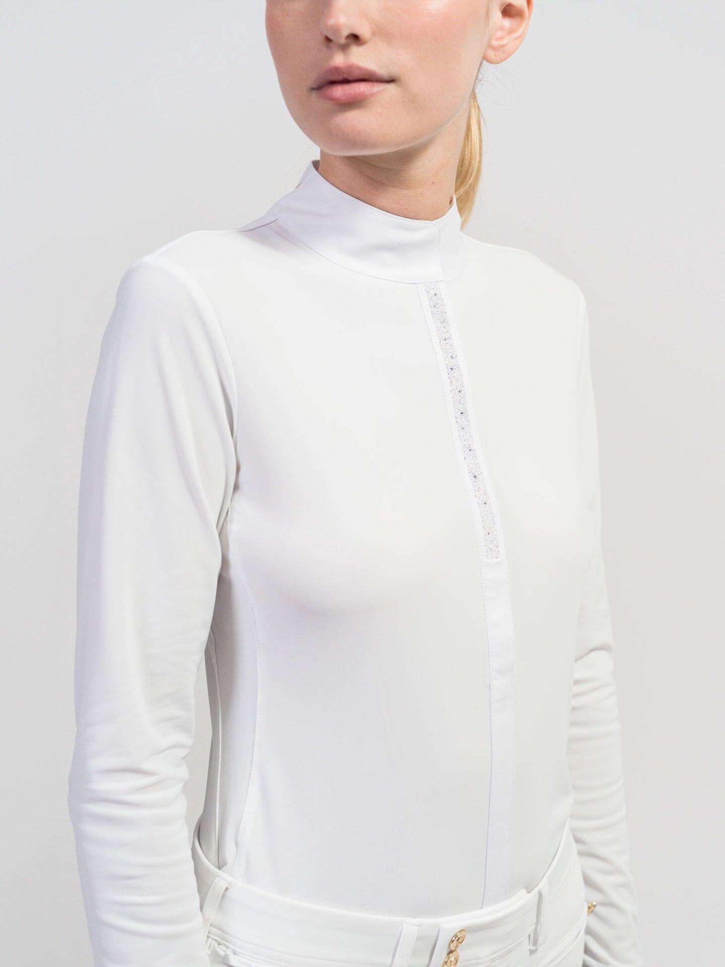 Samshield Julia Crystal Leaf Long Sleeve Women Shirt Texturized Zwart - 2/7