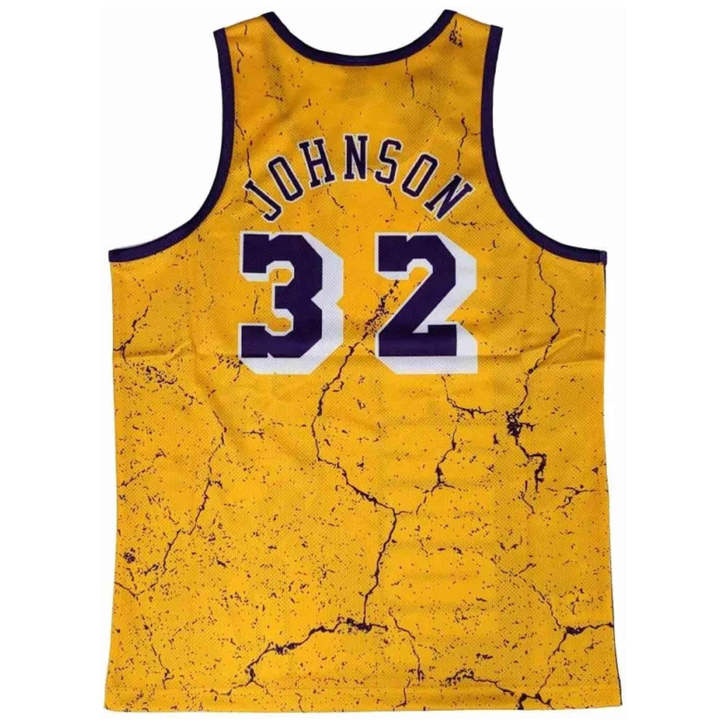 Maillot de basket Mitchell & ness modèle TNMK5010-LALYYEJHGOLD pour homme 2/2