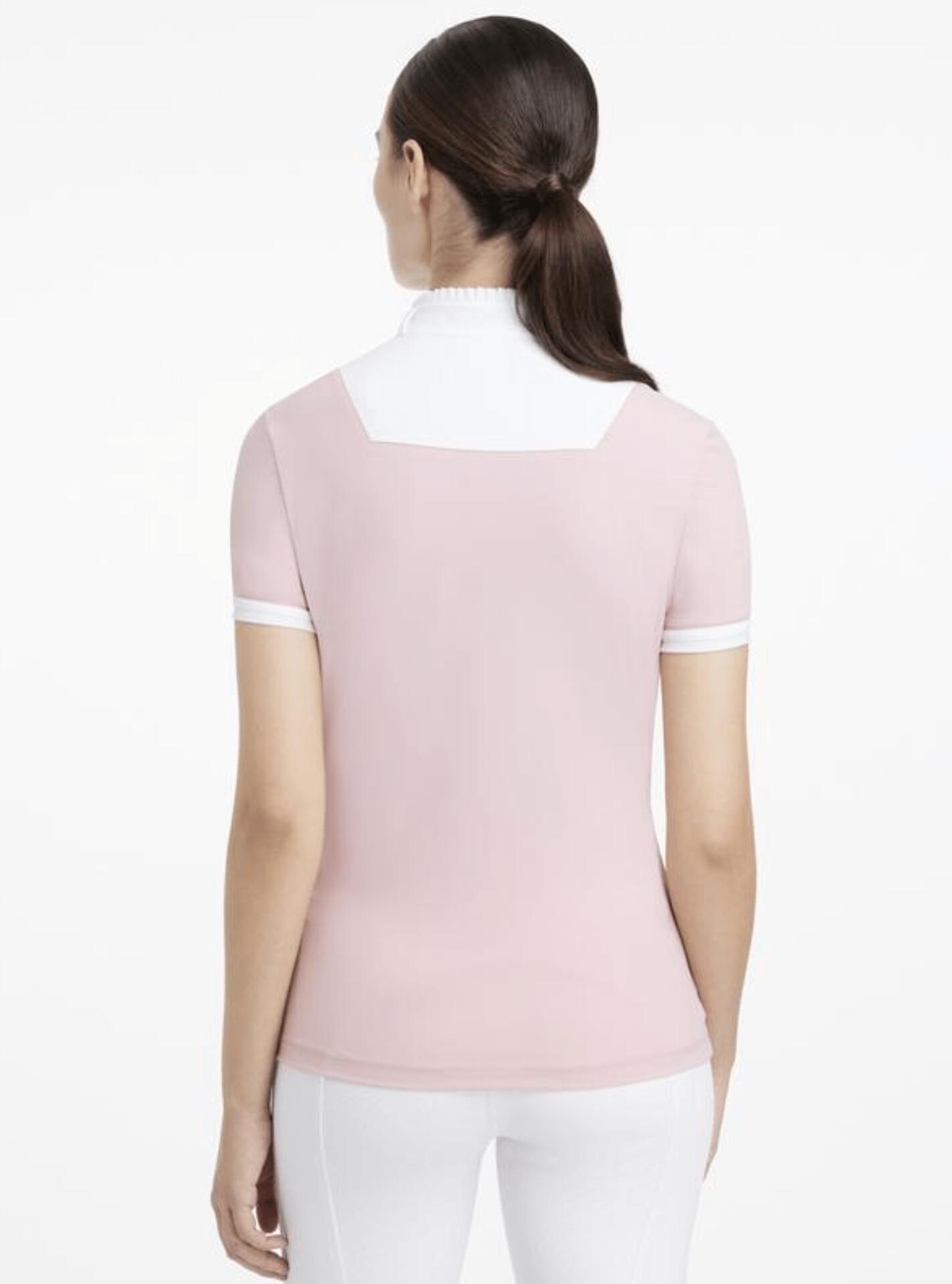 Lemieux Sophia Wedstrijdshirt Met Ruffle Kraag Dames Ss25 Roze - 3/4