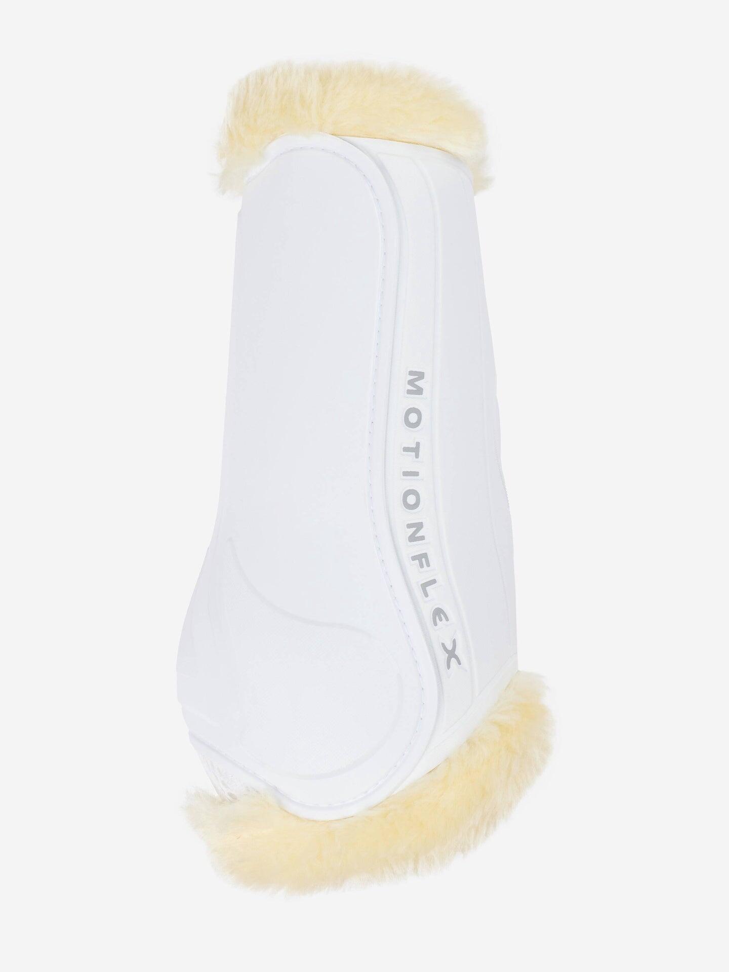 Lemieux Motionflex Dressuur Peesbeschermers Met Faux Fur Wit - 7/7