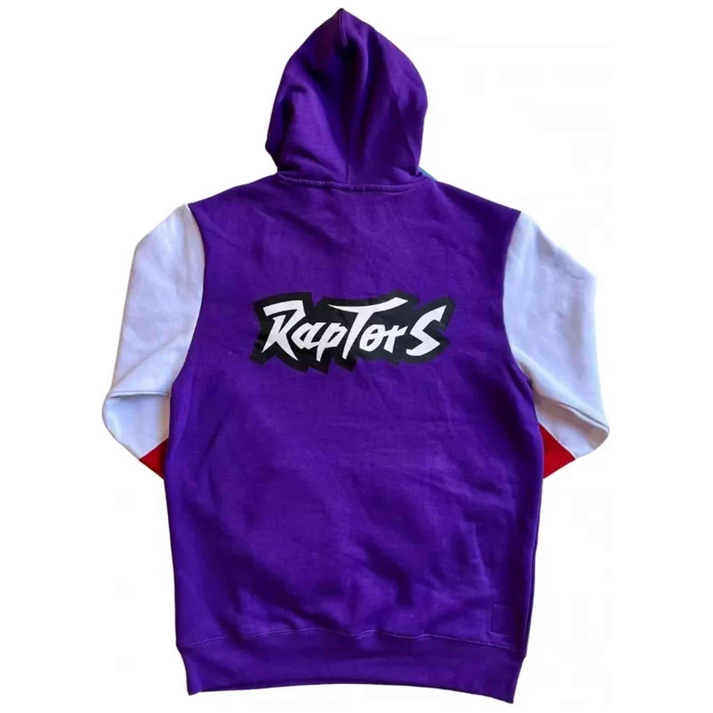 Sweat à capuche Mitchell & ness modèle FPHD1217-TRAYYPPPPRWH pour unisexe 3/4
