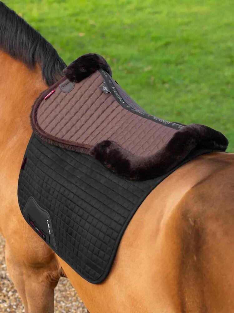 Lemieux Merino+ Half Pad Zadelonderlegger Zwart - 3/6