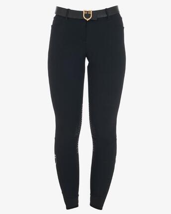 Pantalon femme été slim fit en tissu technique bielastique
