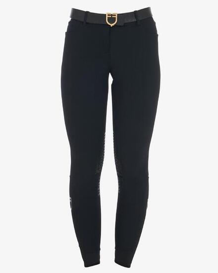 Pantalon femme été slim fit en tissu technique bielastique