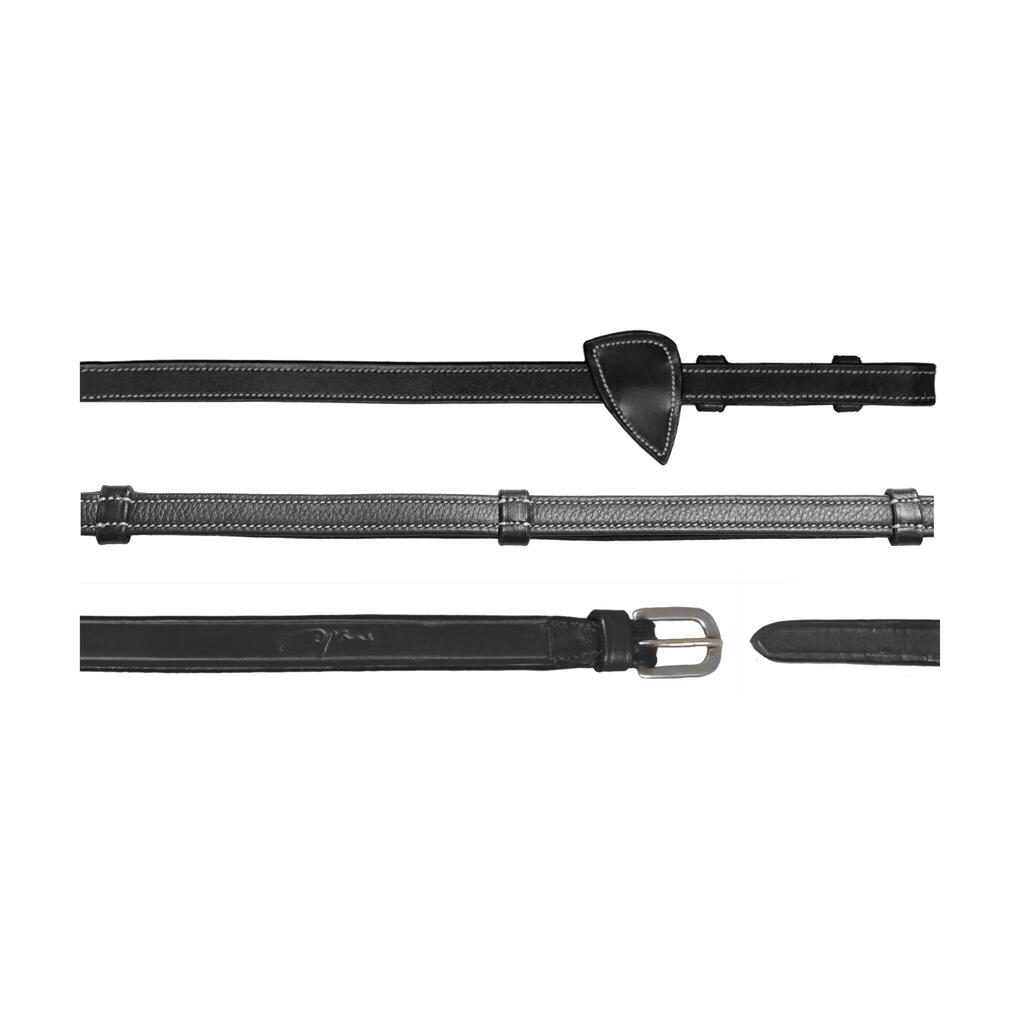 Leather reins for horses with handles Dy'on