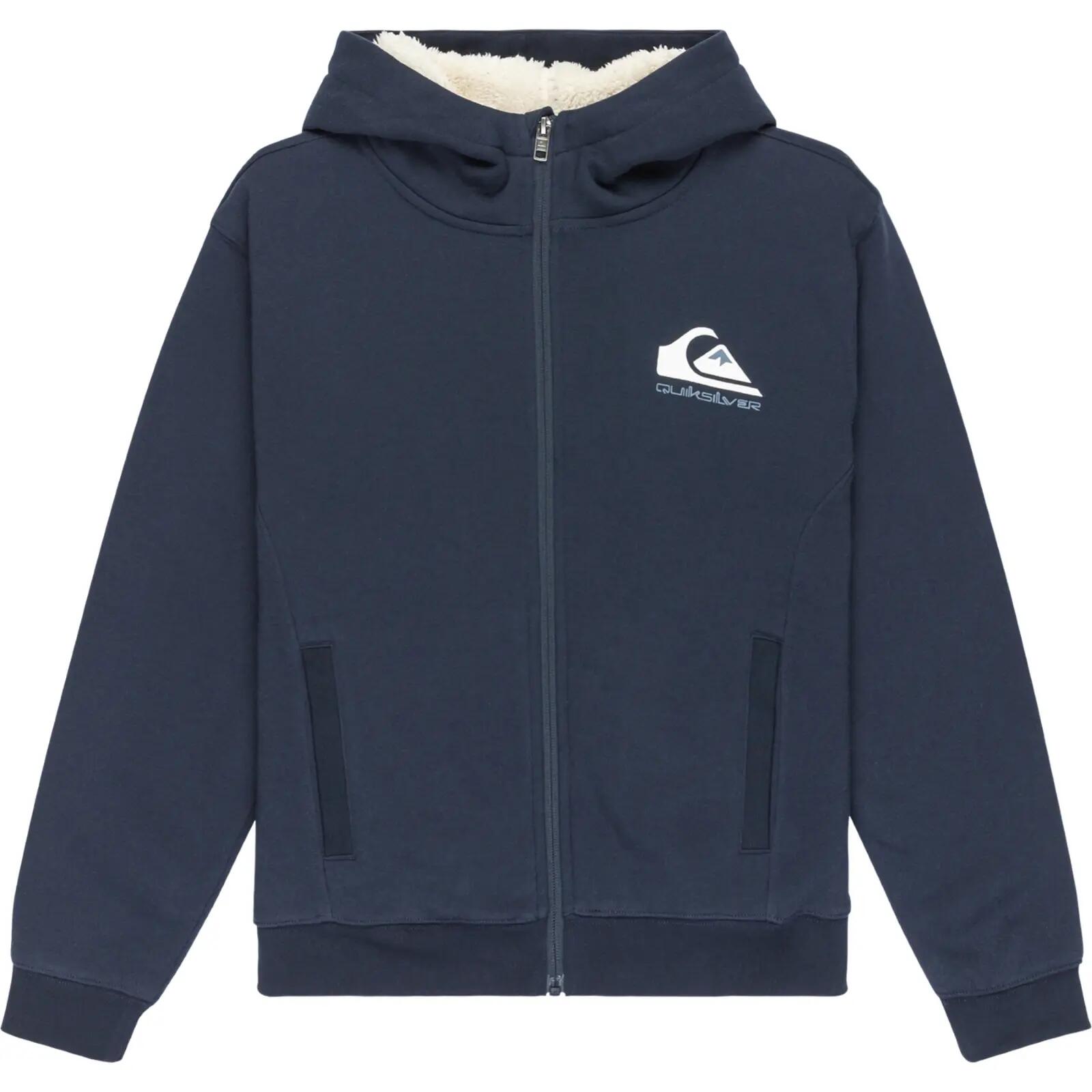 Sudadera con capucha y cremallera FLEECE SHERPA Azul Niño 5/6
