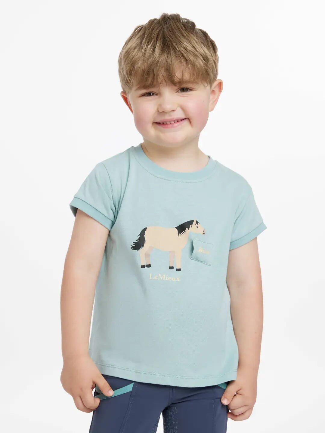 LEMIEUX Lemieux Mini Alex Tee Shirt Kids Blauw -