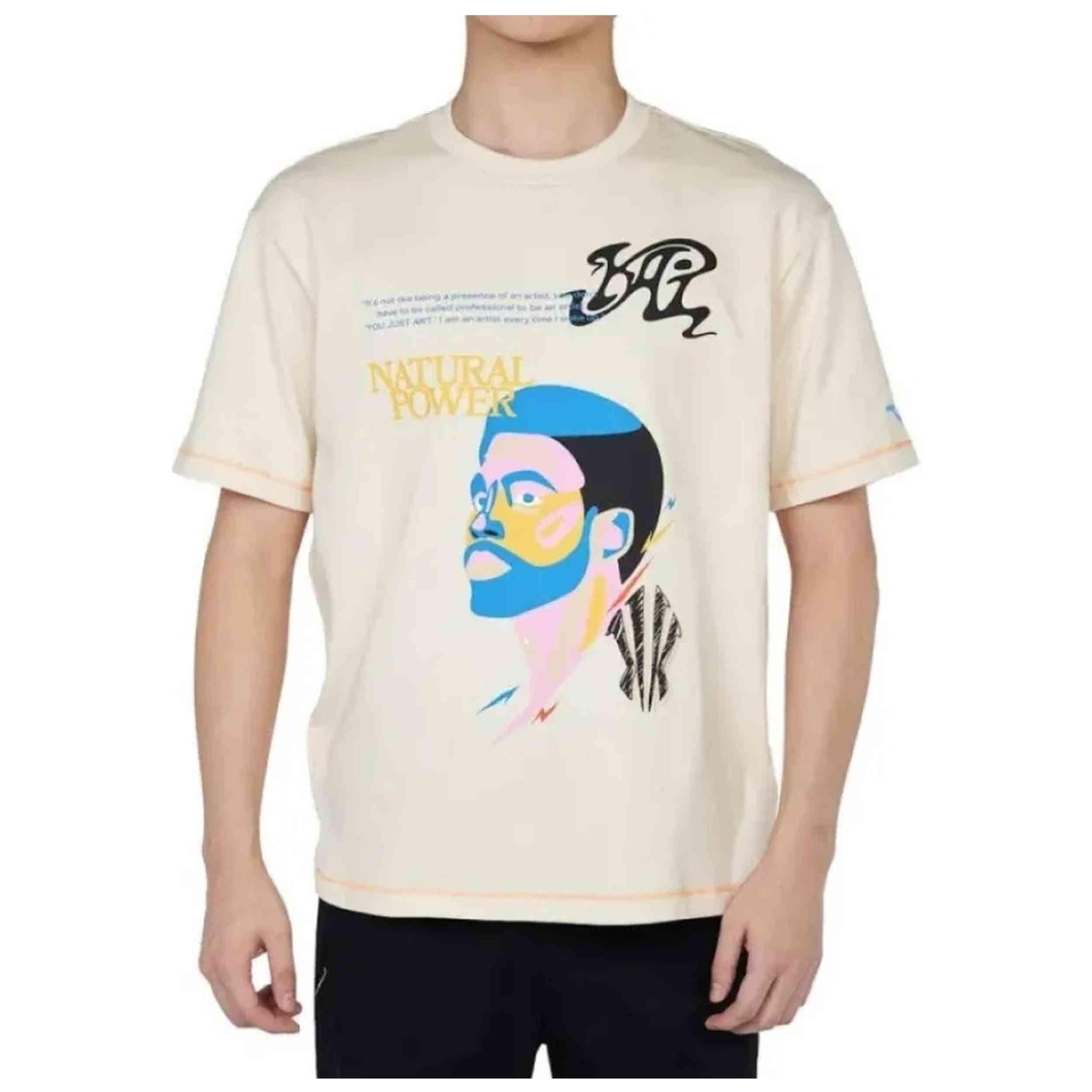 T-shirt Anta modèle 872521116-1 pour unisexe 1/2