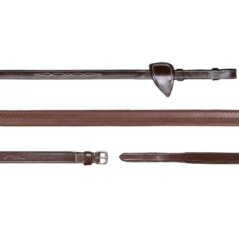 Dy'on 5/8 Rubber Reins Hunter Bruin -