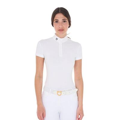 Equestro dames wedstrijdpolo sally ss25 wit -
