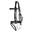 Dy'on Flash Noseband Hoofdstel With Snap Hooks Working Coll. Zwart -