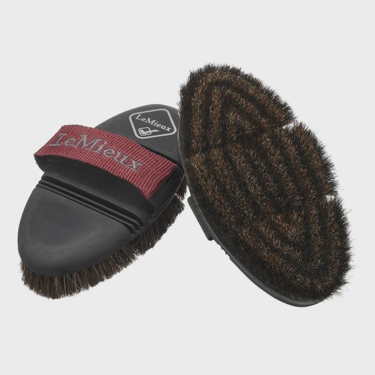 Lemieux Flexi Paardenhaar Body Brush Groen - 2/7