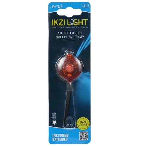 Ikzi Mini-LED rear safety light with elastic strap, red 2/5