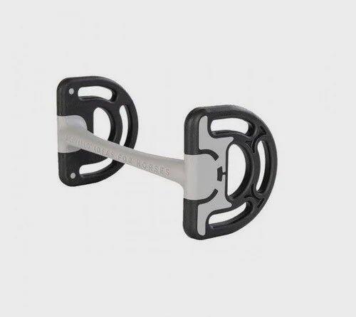 Acavallo Ongebroken D-trens Sensitive Bit Zwart - 1/2
