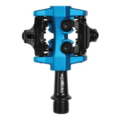 Pedaal clipless cxr blauw, 9/16", dubbelzijdig xpt