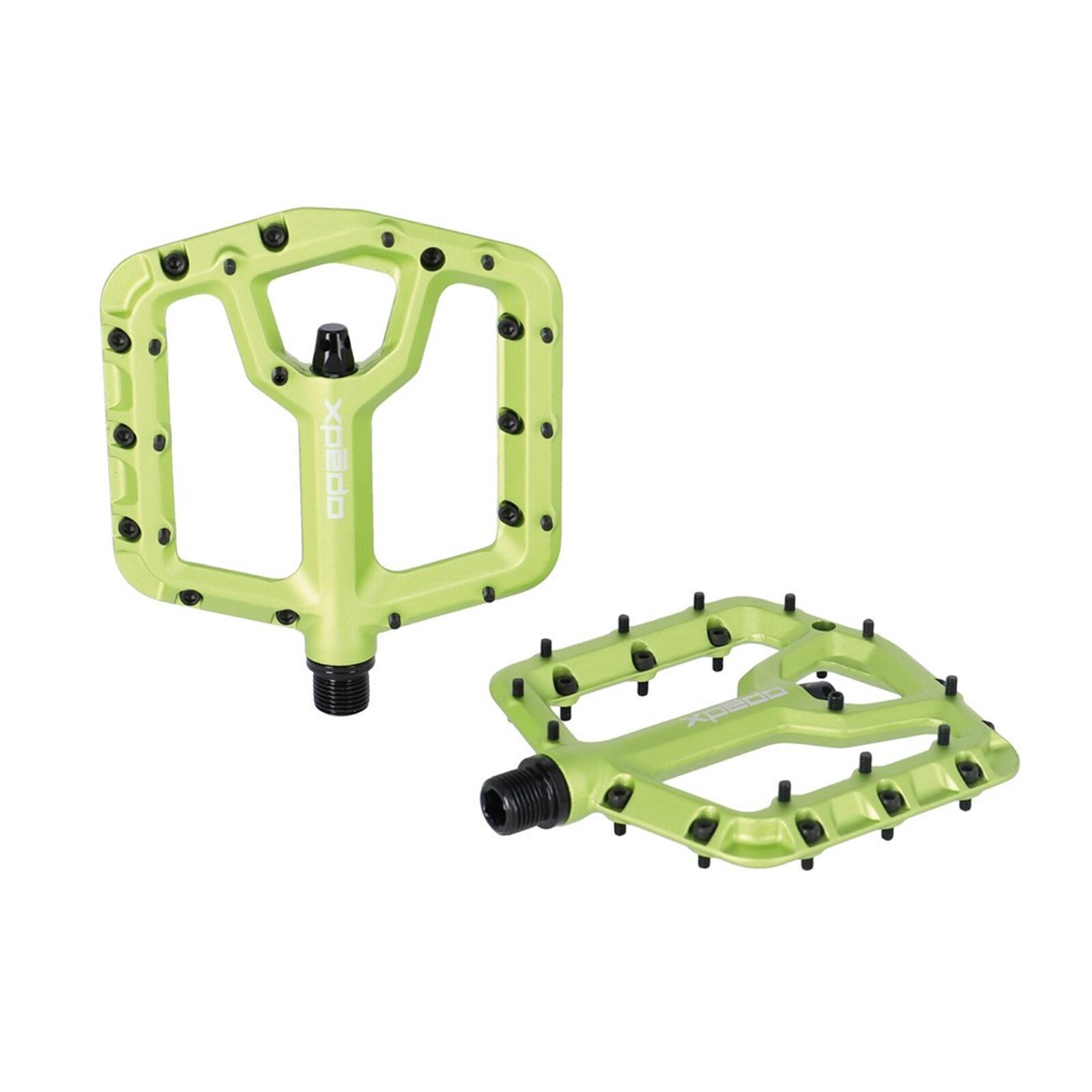 XPEDO Pedale MTB/piattaforma TRIDENT, verde lime, 9/16