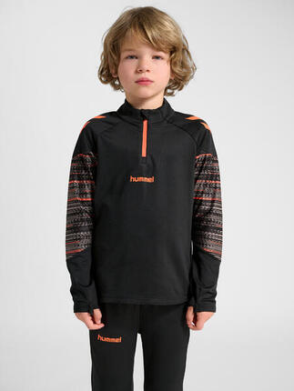 Halbreißverschluss Sweatshirt Daumenlöcher Hmlblaze Multisport Kinder