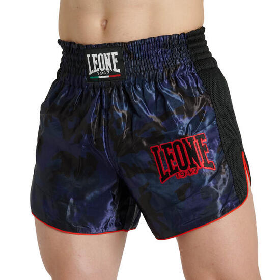 LEONE kick/thai shorts CAMO FIGHT bleu S