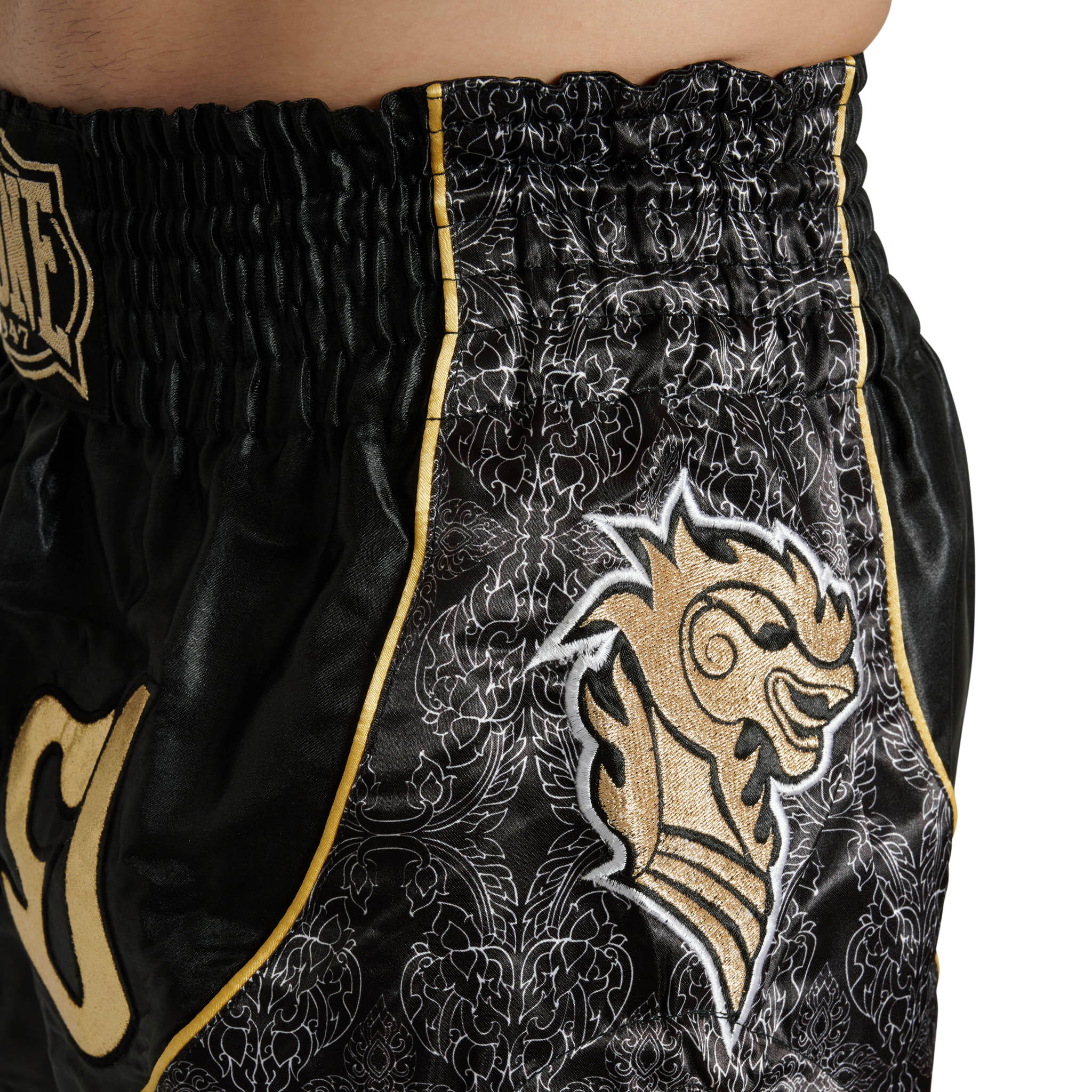 LEONE kick/thai shorts ELITE noir L 5/7