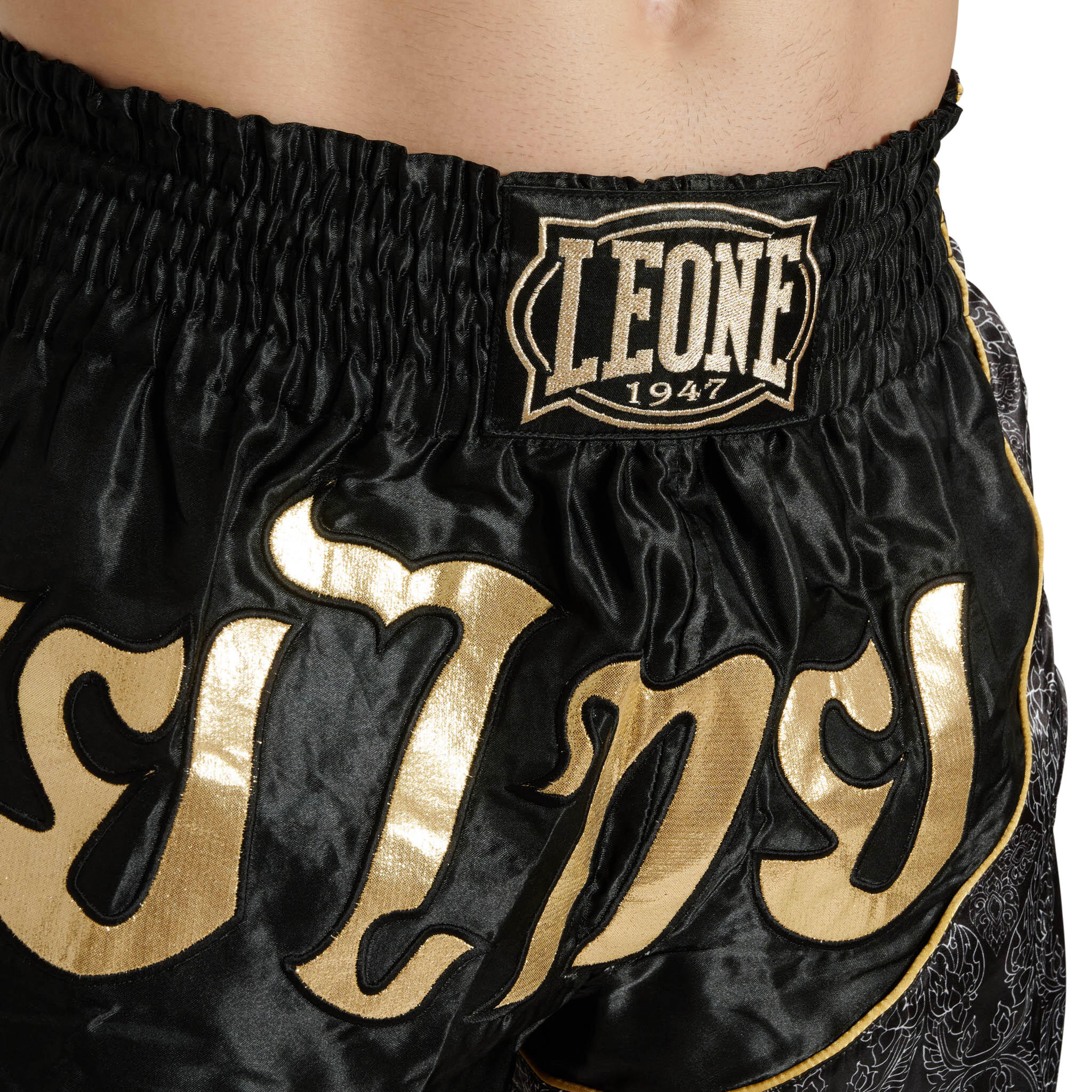 LEONE kick/thai shorts ELITE noir L 4/7