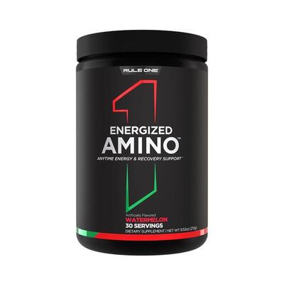 Rule1 r1 energized amino (30 serv) peach mango - aminozuren - aminozuur-mix