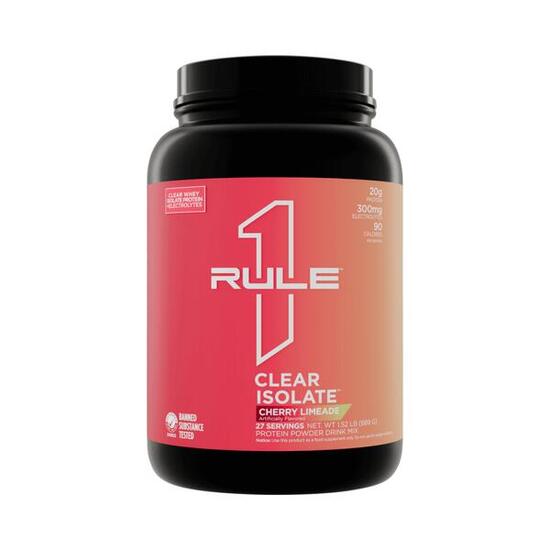 Rule1 R1 Clear Isolate (689g) Strawberry Lemonade - Proteine