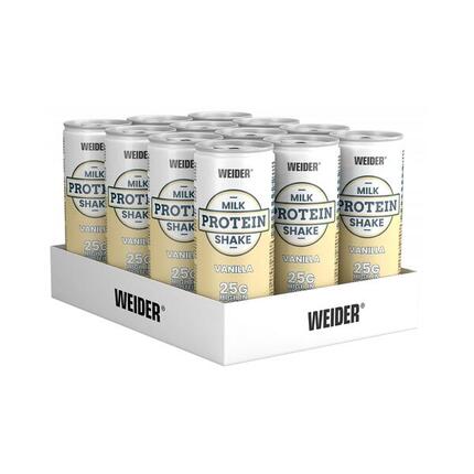 Weider Milk Protein Shake (12x250ml) Vanilla - Eiweiße - Eiweiß RTD