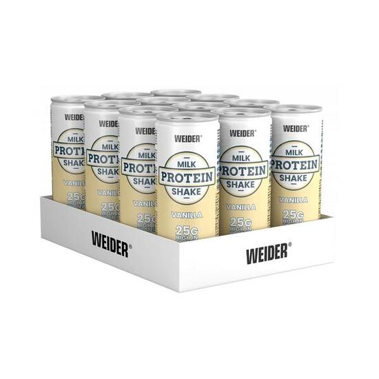 Weider Milk Protein Shake (12x250ml) Vanilla - Eiweiße - Eiweiß RTD