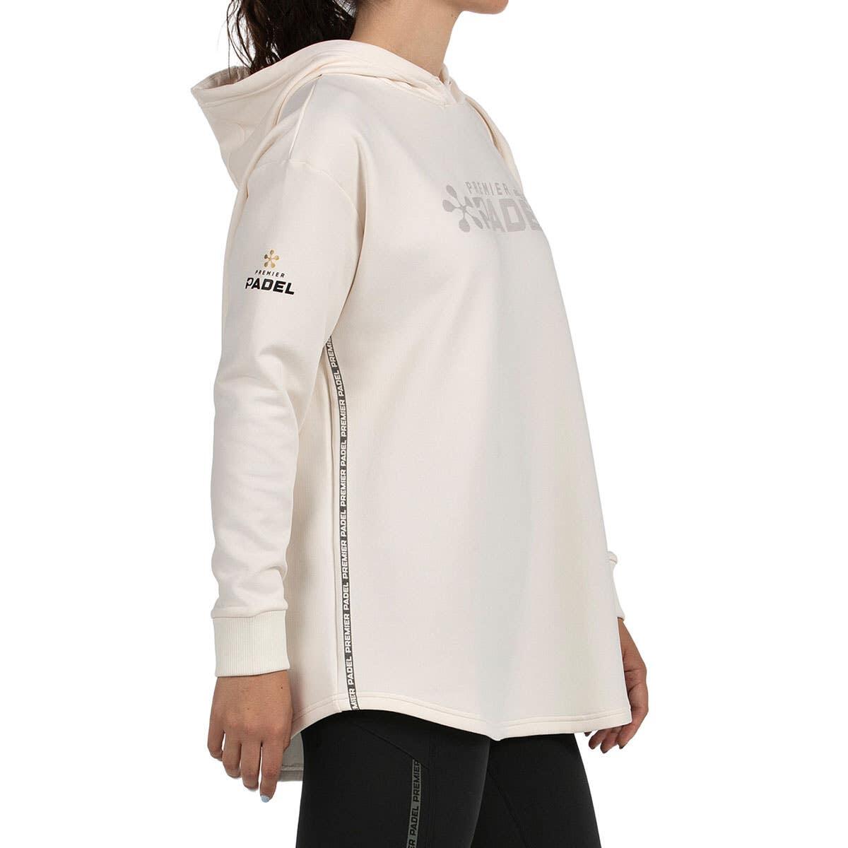 SUDADERA BULLPADEL PAITT 077 CRUDO MUJER XS 3/4