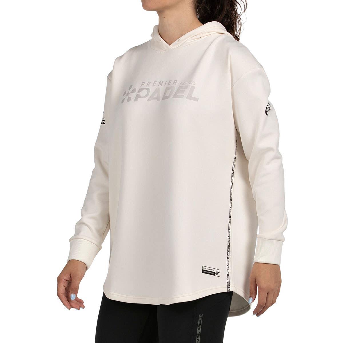 SUDADERA BULLPADEL PAITT 077 CRUDO MUJER XS 2/4