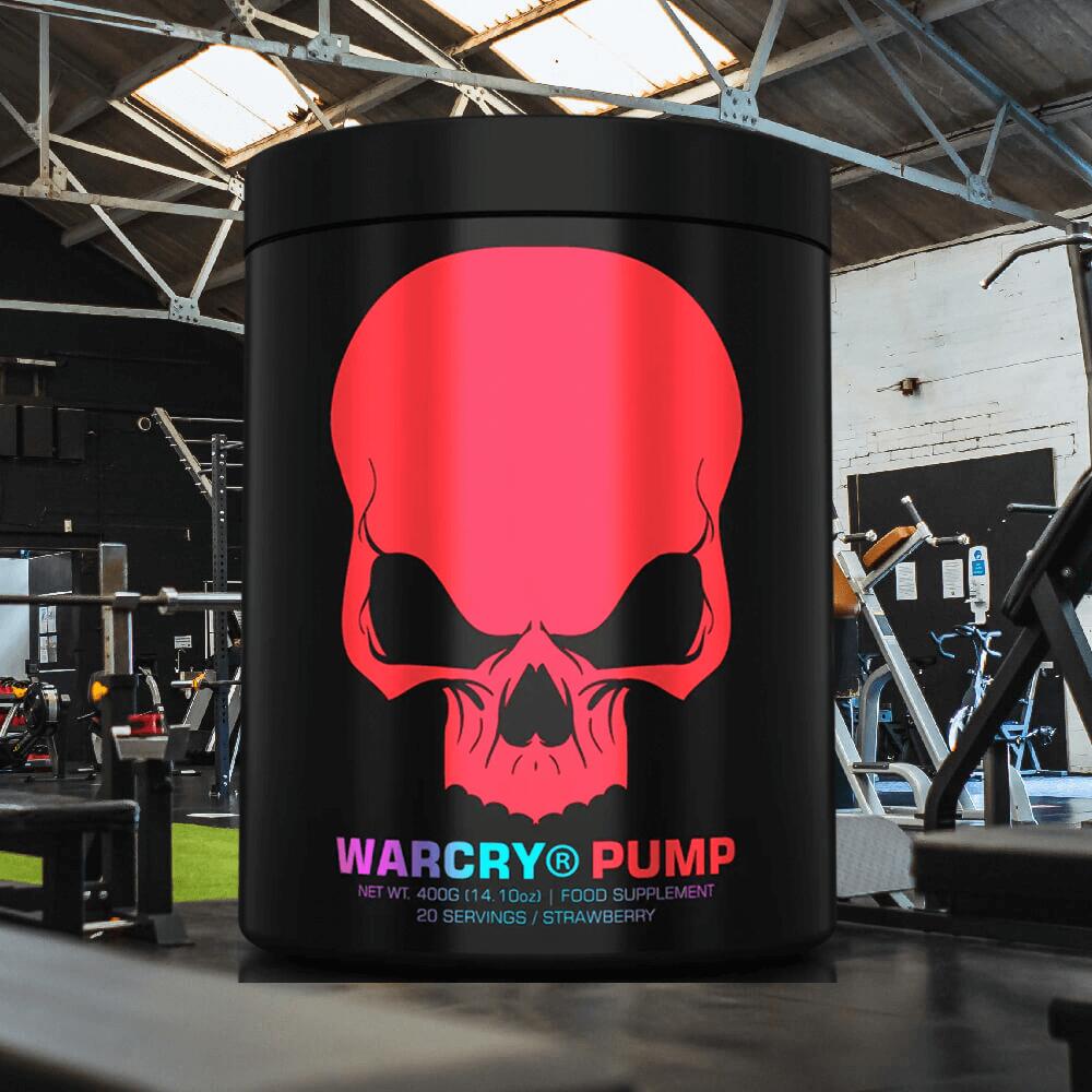 Genius Nutrition WARCRY Pump (20 Serv) Strawberry - Pré-entraînement 2/3