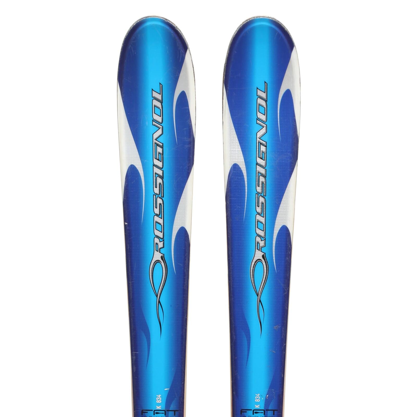 Rossignol - Reconditionne - Ski Télémark Rossignol Bandit B2 + Fixations N75 - Skis - Bleu|multicolore - 174 Cm - Decathlon