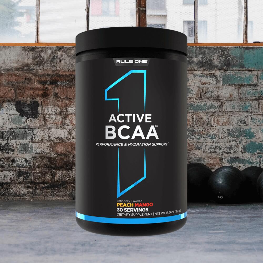 Rule1 R1 Active BCAA (30 Serv) Peach Mango - Acides aminés - BCAA 2/3