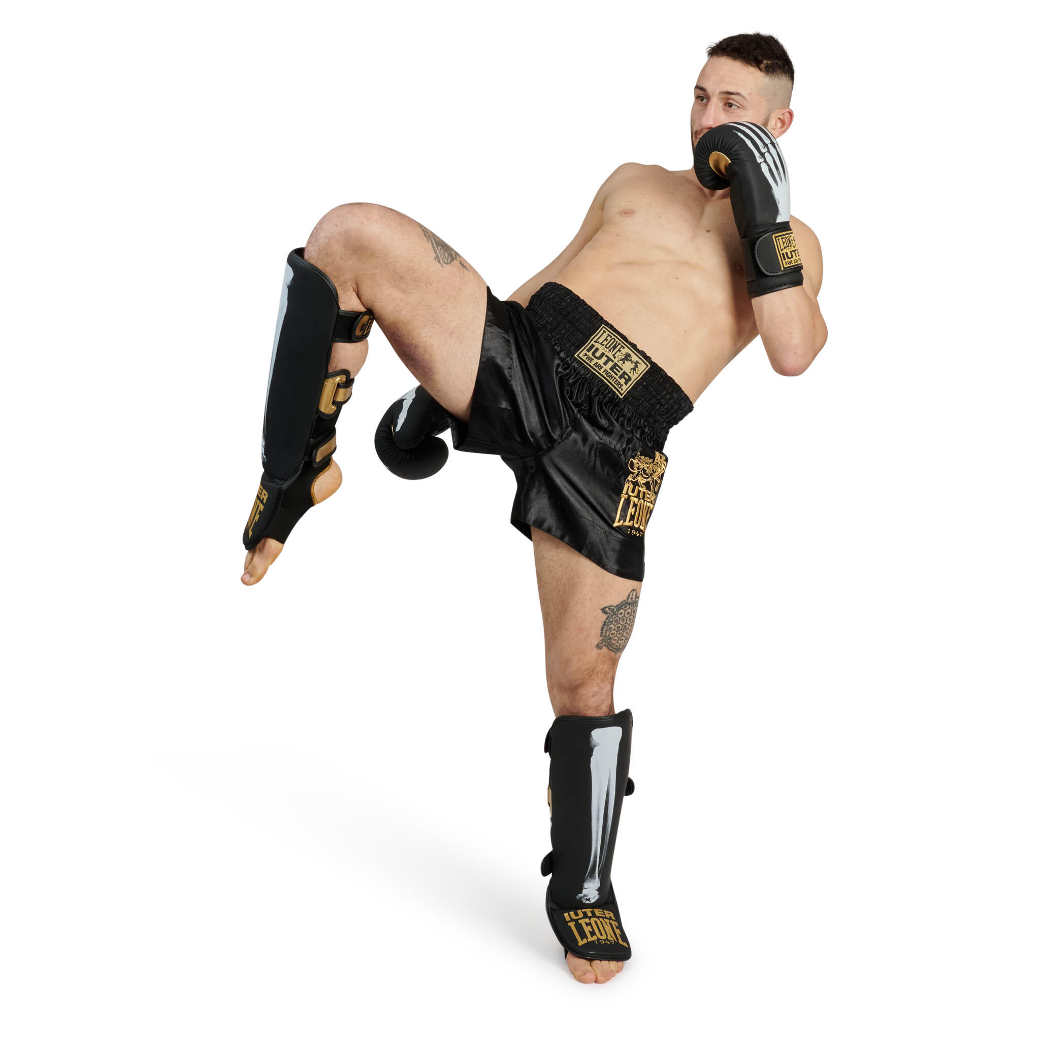 Pantalón Kick-Thai LEONE x IUTER negro S 7/7