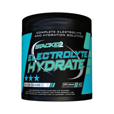 Stacker2 electrolyte hydrate (300g) fruit punch - intra- & post-workout