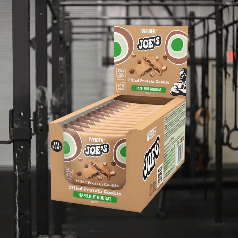Weider Joe's Filled Protein Cookie (12x60g) Hazelnut Nougat 2/3