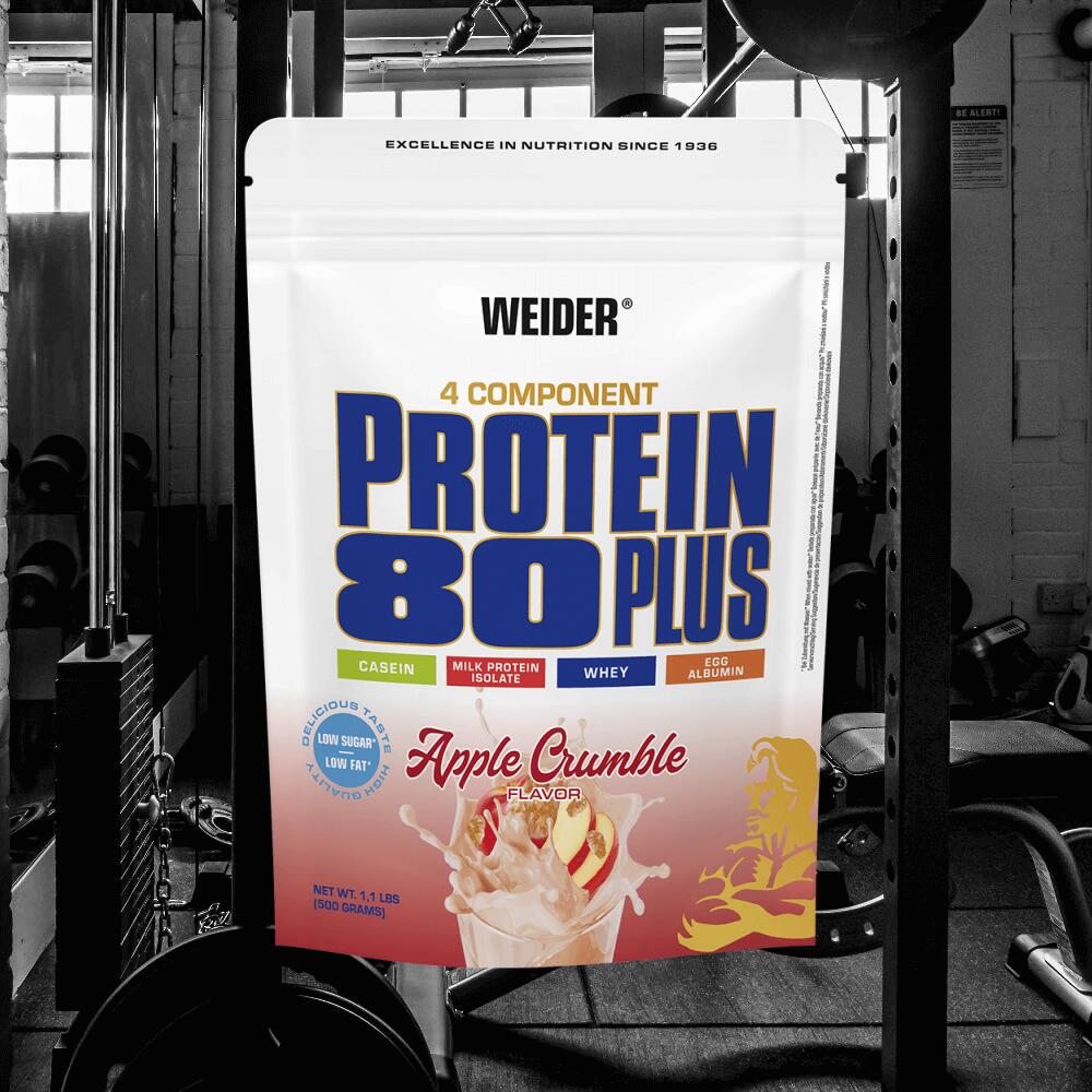 Weider Protein 80 Plus (500g) Apple Crumble - Eiweiße - Protein-Mischung 2/3