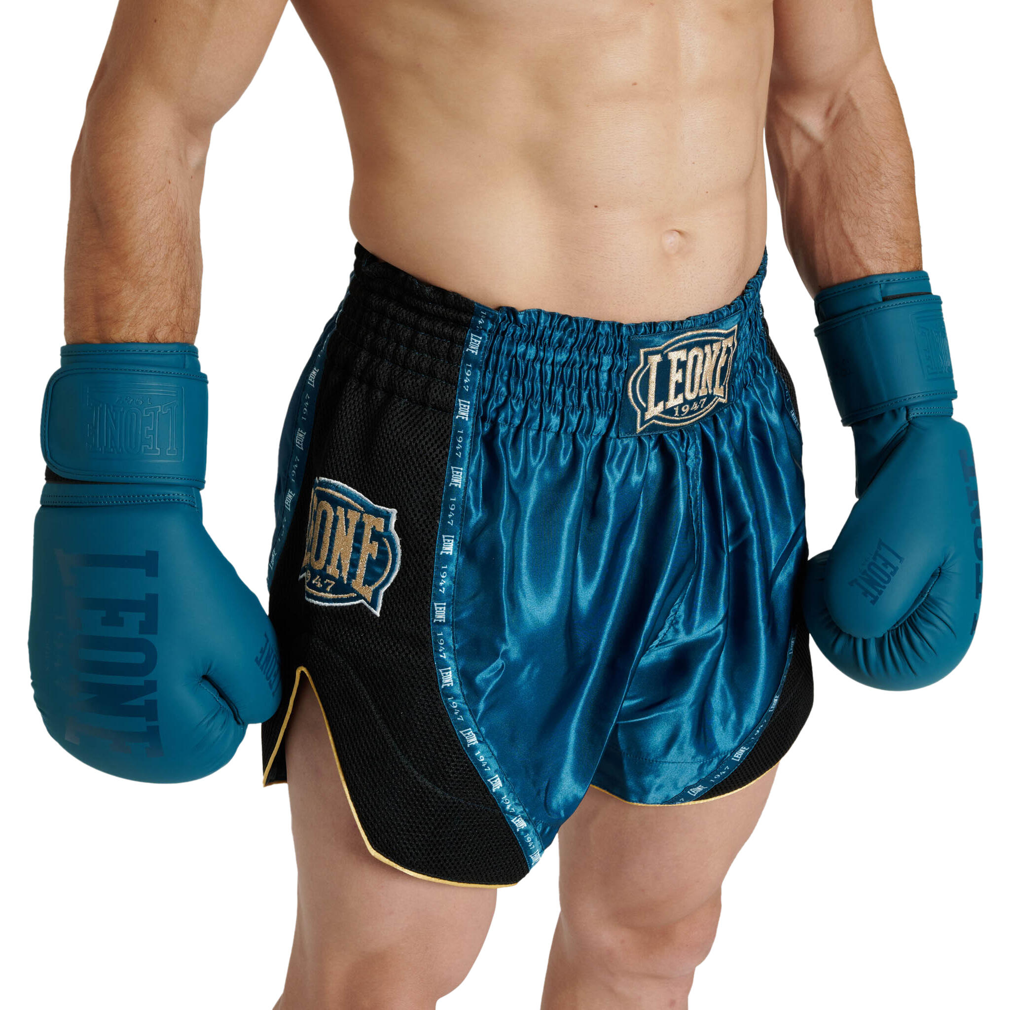 LEONE kick/thai shorts CLASSIC ottanio XL 7/8