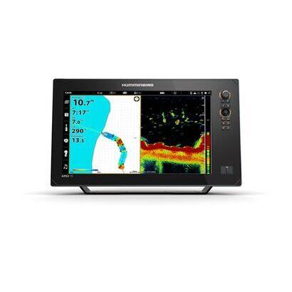 GPS combiné tactile version 2D et sonde tableau arrière Humminbird Apex 19 +T°