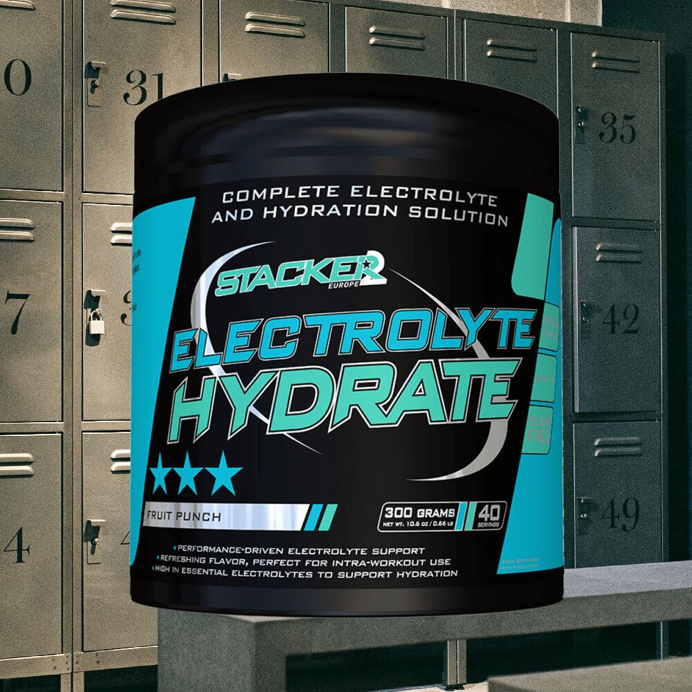 Stacker2 Electrolyte Hydrate (300g) Fruit Punch - Intra e post allenamento 2/3