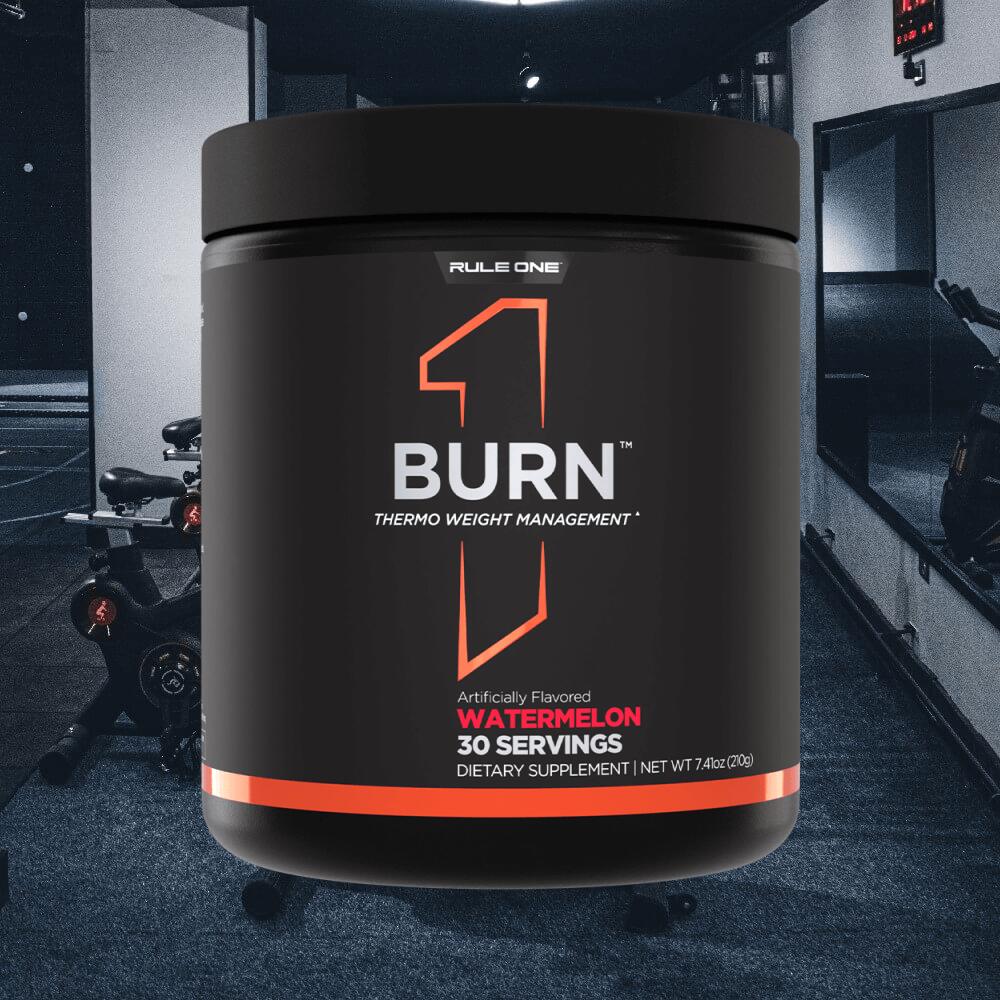 Rule1 R1 Burn Powder (30 Serv) Watermelon - Régime et gestion du poids 2/3